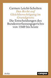 Vorderes Coverbild Das Recht auf Gleichberechtigung im Grundgesetz