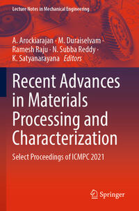 Vorderes Coverbild Recent Advances in Materials Processing and Characterization