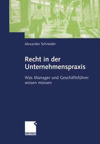 Vorderes Coverbild Recht in der Unternehmenspraxis