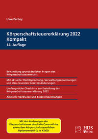 Vorderes Coverbild Körperschaftsteuererklärung 2022 Kompakt
