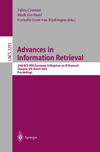 Vorderes Coverbild Advances in Information Retrieval