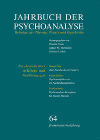 Vorderes Coverbild Jahrbuch der Psychoanalyse / Band 64: Psychoanalytiker in Kriegs- und Nachkriegszeit