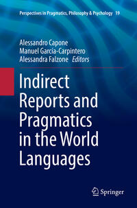 Vorderes Coverbild Indirect Reports and Pragmatics in the World Languages