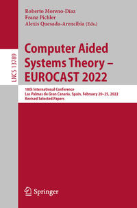 Vorderes Coverbild Computer Aided Systems Theory – EUROCAST 2022