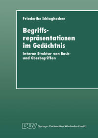 Vorderes Coverbild Begriffsrepräsentationen im Gedächtnis