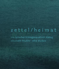Vorderes Coverbild zettel/heimat
