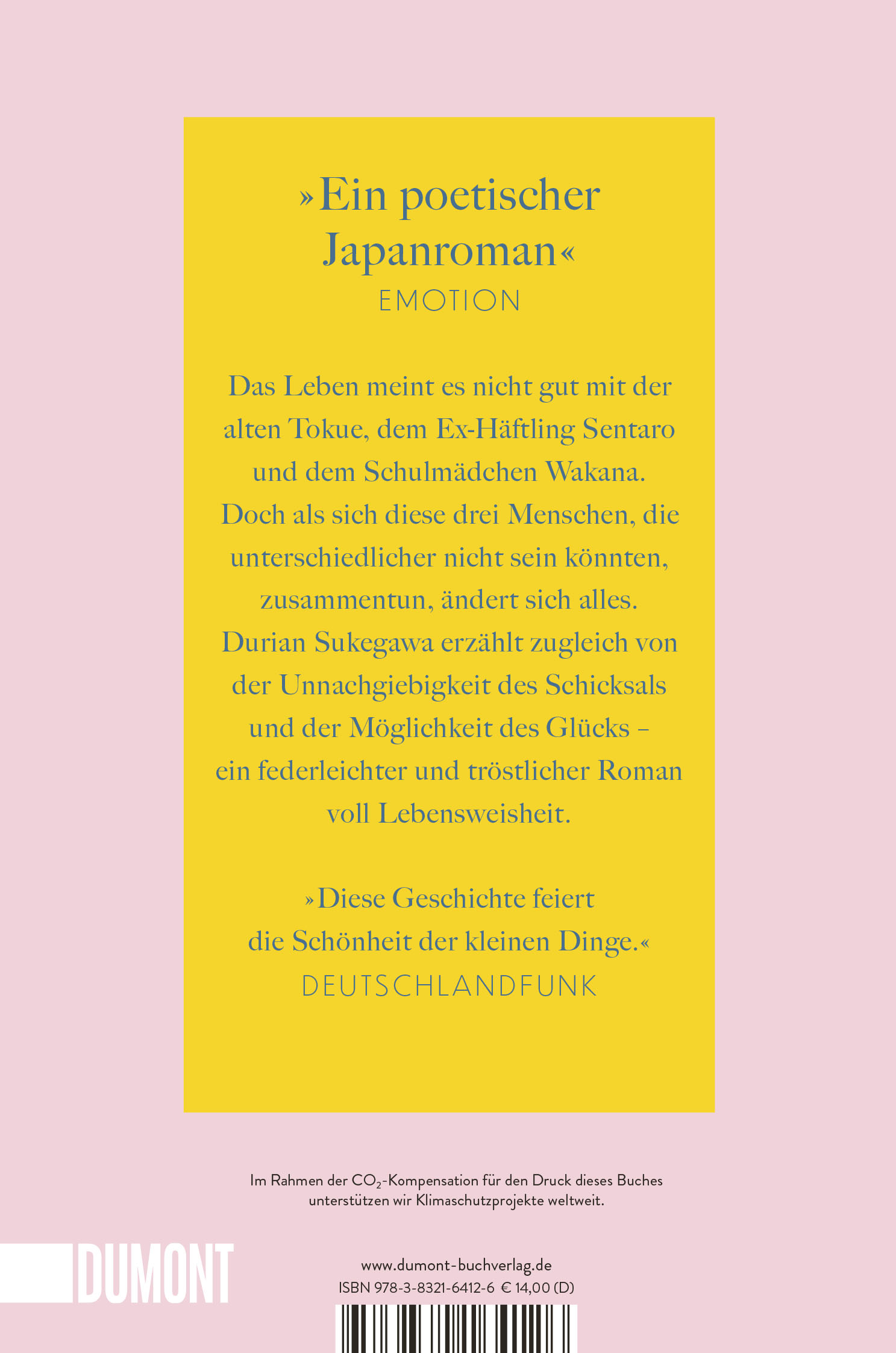 Rückseitencover Kirschblüten und rote Bohnen