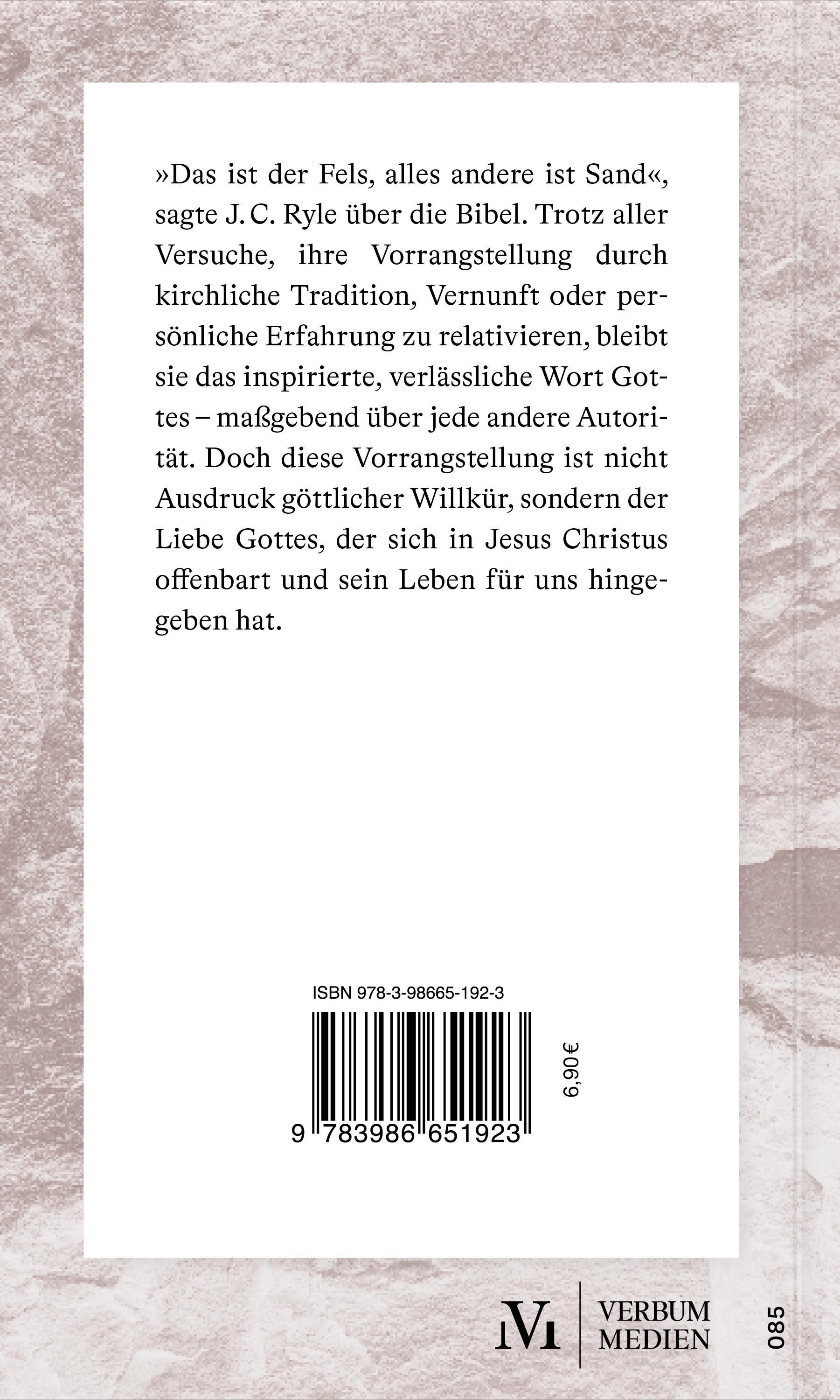 Rückseitencover Die Autorität der Bibel