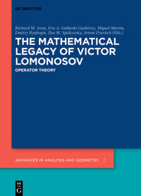 Vorderes Coverbild The Mathematical Legacy of Victor Lomonosov