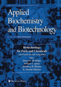 Vorderes Coverbild Twenty-Seventh Symposium on Biotechnology for Fuels and Chemicals