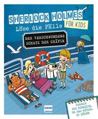 Vorderes Coverbild Sherlock für Kids – Löse die Fälle – Der verschwundene Schatz der Gräfin