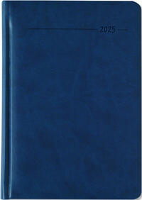 Vorderes Coverbild Zettler - Wochenplaner Tucson 2025 blau, 15x21cm, Taschenkalender mit 128 Seiten mit 1 Woche auf 2 Seiten, Adressteil, Notizbereich, Monatsübersicht, Mondphasen und internationales Kalendarium