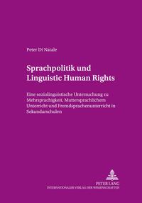 Vorderes Coverbild Sprachpolitik und «Linguistic Human Rights»