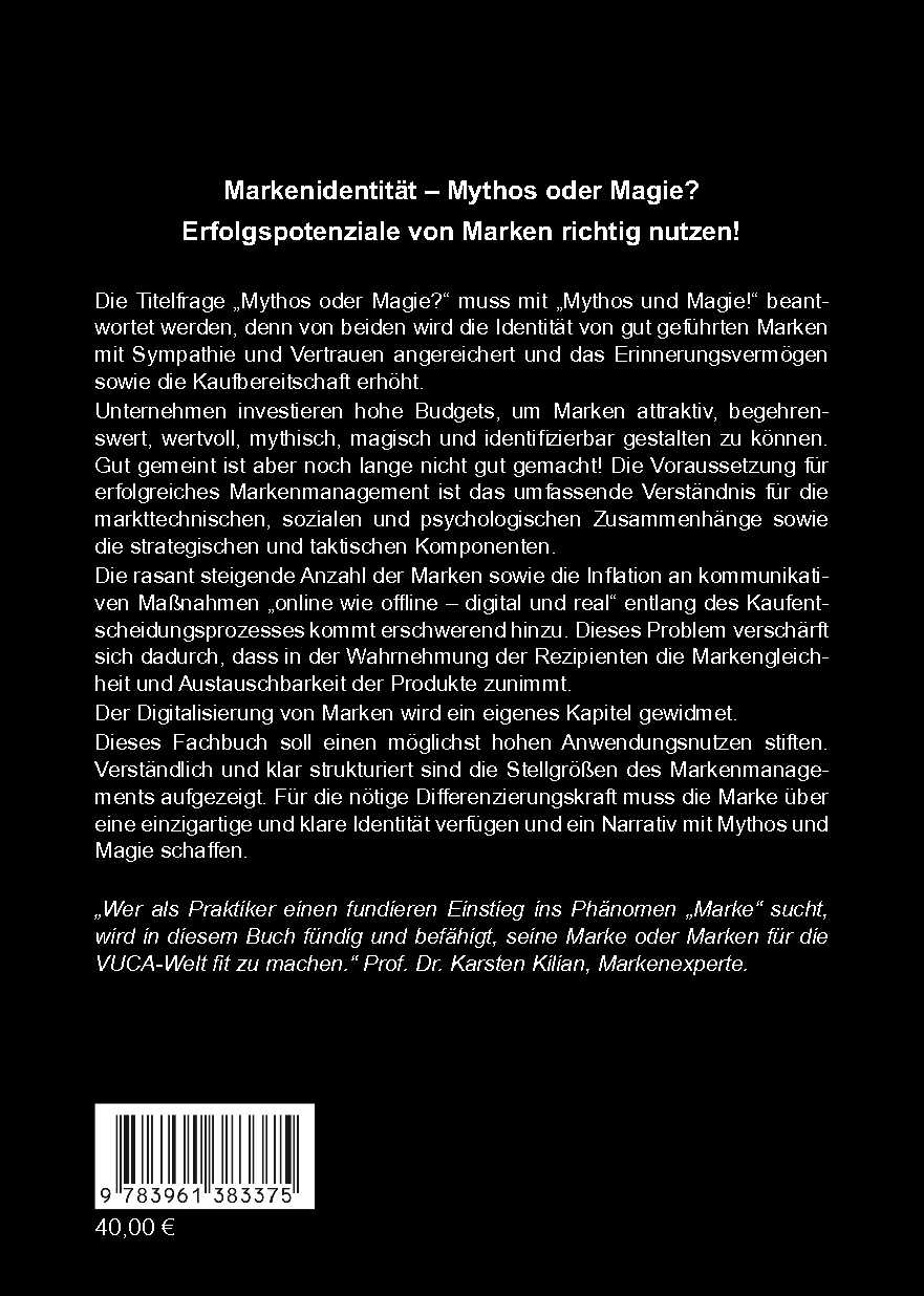 Rückseitencover Markenidentität