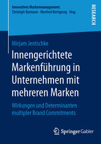 Vorderes Coverbild Innengerichtete Markenführung in Unternehmen mit mehreren Marken