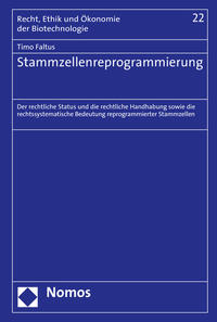 Vorderes Coverbild Stammzellenreprogrammierung