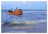 Vorderes Coverbild Insel Usedom - Wellen, Strand und mehr (Wandkalender 2025 DIN A4 quer), CALVENDO Monatskalender