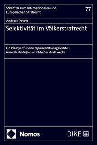 Vorderes Coverbild Selektivität im Völkerstrafrecht