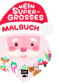 Vorderes Coverbild Mein supergroßes Malbuch – Weihnachten (Weihnachtsmann)