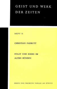 Vorderes Coverbild Staat und Krieg im alten Bünden
