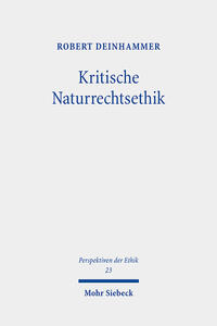 Vorderes Coverbild Kritische Naturrechtsethik