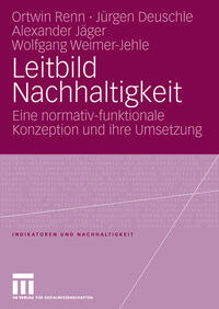 Vorderes Coverbild Leitbild Nachhaltigkeit