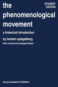 Vorderes Coverbild The Phenomenological Movement