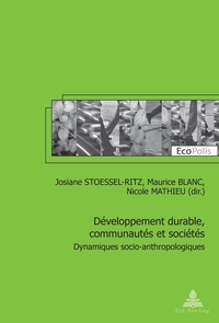 Vorderes Coverbild Développement durable, communautés et sociétés
