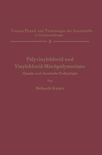 Vorderes Coverbild Polyvinylchlorid und Vinylchlorid-Mischpolymerisate