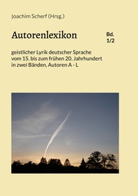 Vorderes Coverbild Autorenlexikon geistlicher Lyrik deutscher Sprache, Band 1