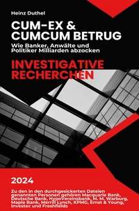 Vorderes Coverbild Cum-Ex &amp; CumCum Betrug