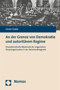 Vorderes Coverbild An der Grenze von Demokratie und autoritärem Regime