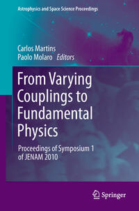 Vorderes Coverbild From Varying Couplings to Fundamental Physics