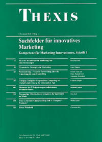 Vorderes Coverbild Kompetenz für Marketing-Innovationen / Suchfelder für innovatives Marketing