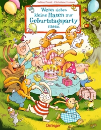 Vorderes Coverbild Wenn sieben kleine Hasen zur Geburtstagsparty rasen