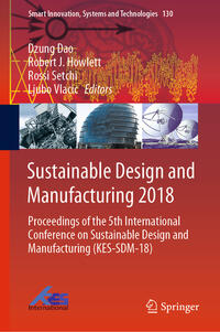 Vorderes Coverbild Sustainable Design and Manufacturing 2018