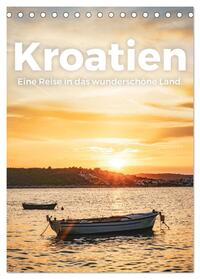 Vorderes Coverbild Kroatien - Eine Reise in das wunderschöne Land. (Tischkalender 2025 DIN A5 hoch), CALVENDO Monatskalender