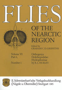 Vorderes Coverbild Flies of the Nearctic Region / Orthogenya / Dolichopodidae: Hydrophorinae