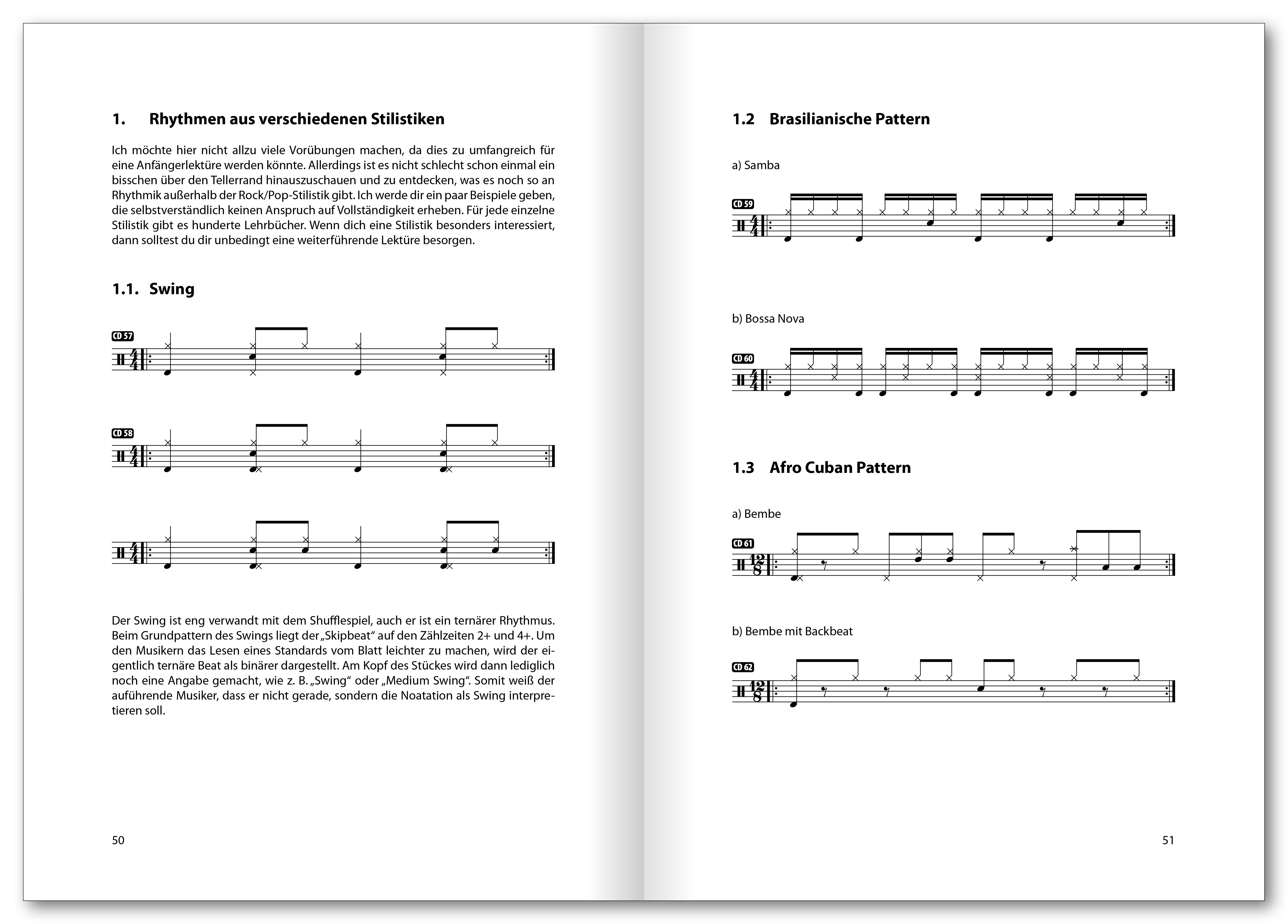 Beispielinhalt (Bild) Easy Drum Basics