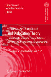 Vorderes Coverbild Generalized Continua and Dislocation Theory