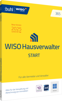 Vorderes Coverbild WISO Hausverwalter 365 Start