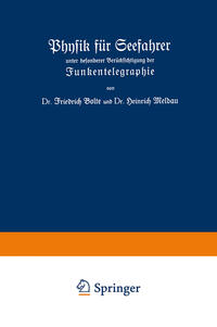 Vorderes Coverbild Physik für Seefahrer unter besonderer Berücksichtigung der Funkentelegraphie