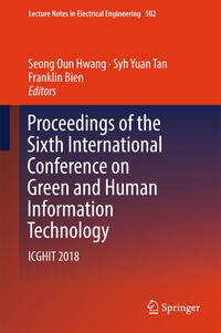 Vorderes Coverbild Proceedings of the Sixth International Conference on Green and Human Information Technology