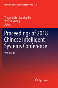 Vorderes Coverbild Proceedings of 2018 Chinese Intelligent Systems Conference