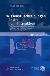 Vorderes Coverbild Wissenszuschreibungen in der Interaktion