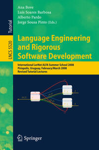 Vorderes Coverbild Language Engineering and Rigorous Software Development