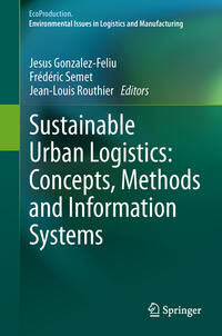 Vorderes Coverbild Sustainable Urban Logistics: Concepts, Methods and Information Systems
