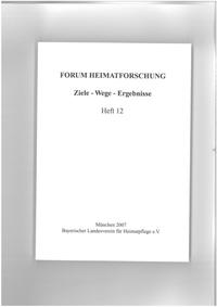 Vorderes Coverbild Schrift- und Sachzeugnisse zur Heimatforschung. Inschriften, Orts- und Flurnamen, Geld und Wappen