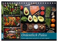 Vorderes Coverbild Ordentlich Paleo (Tischkalender 2025 DIN A5 quer), CALVENDO Monatskalender