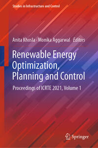 Vorderes Coverbild Renewable Energy Optimization, Planning and Control